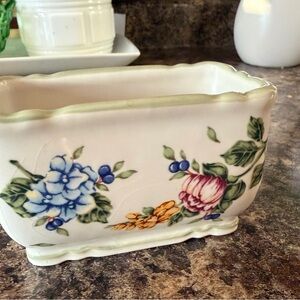 Princess House Vintage Garden Ceramic Dish